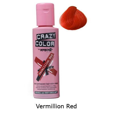 Crazy Color - Vermillion Red Coloration semi permanente - Rouge